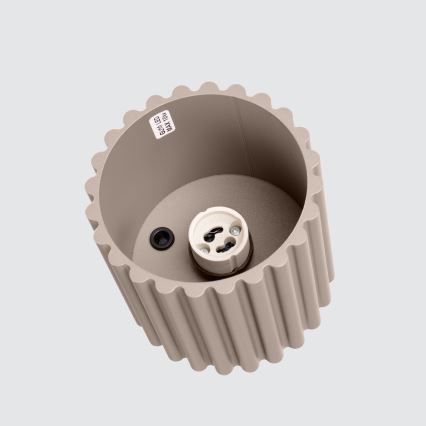 AURA virziena gaismeklis 1xGU10/10W/230V Ø 10 cm, taupe