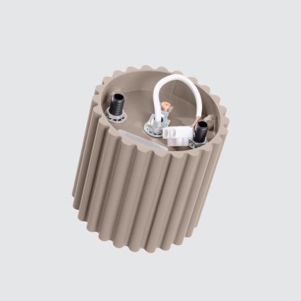 AURA virziena gaismeklis 1xGU10/10W/230V Ø 10 cm, taupe