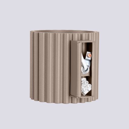 Sienas gaismeklis AURA 1xG9/10W/230V taupe