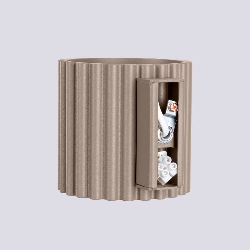 Sienas gaismeklis AURA 1xG9/10W/230V taupe