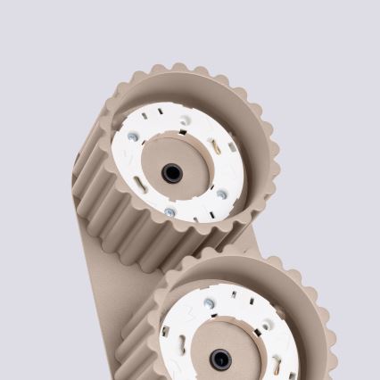 Virziena gaismeklis AURA 2xGX53/10W/230V taupe