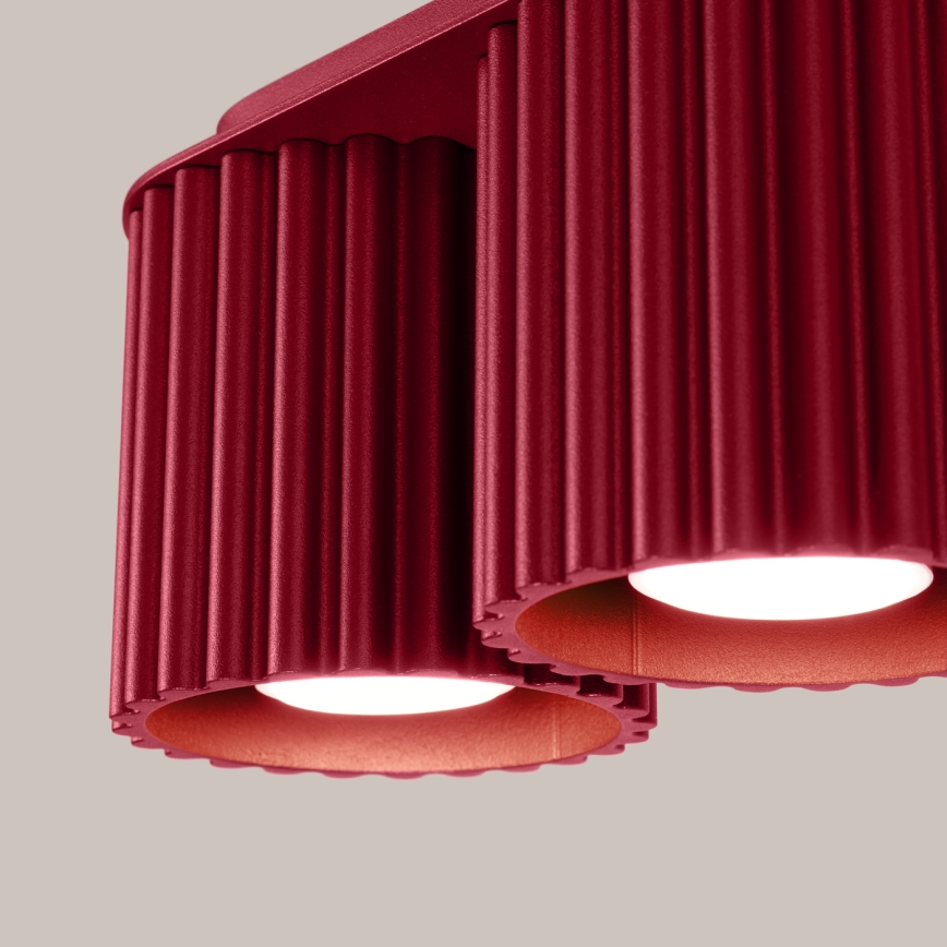 AURA akcenta gaismeklis 2xGU10/10W/230V, sarkans