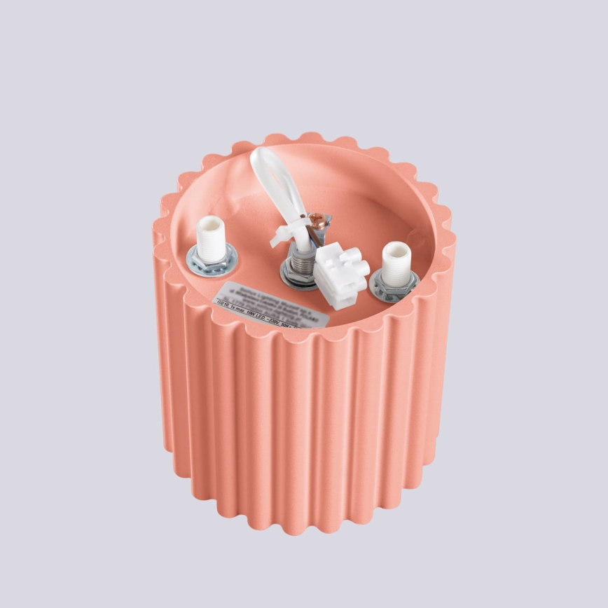 Virziena gaismeklis AURA 1xGU10/10W/230V 10 cm rozā