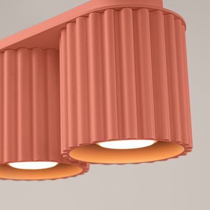 Punktveida gaismeklis AURA 2xGU10/10W/230V rozā