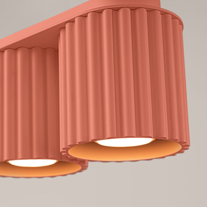Punktveida gaismeklis AURA 2xGU10/10W/230V rozā