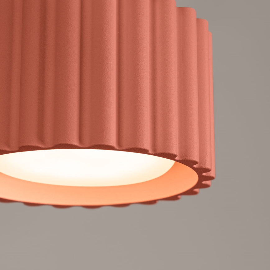 Virziena gaismeklis AURA 1xGX53/10W/230V Ø 10 cm rozā