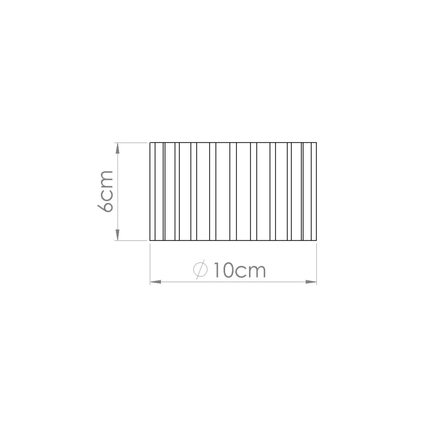 Virziena gaismeklis AURA 1xGX53/10W/230V Ø 10 cm rozā