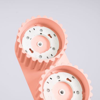 Virziena gaismeklis AURA 2xGX53/10W/230V rozā