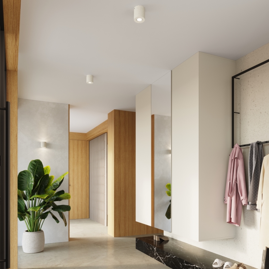 Virziena gaismeklis ORBIS 1xGU10/10W/230V betona/krēmkrāsa