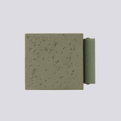 Sienas spotgaismeklis QUAD 1xG9/8W/230V betons/zaļš