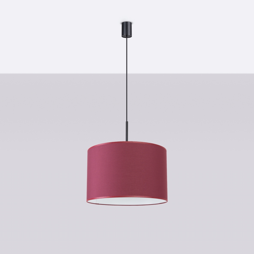 Pakaramais lukturis NEVIA ar vadu 1xE27/15W/230V, diametrs 40 cm, sarkans