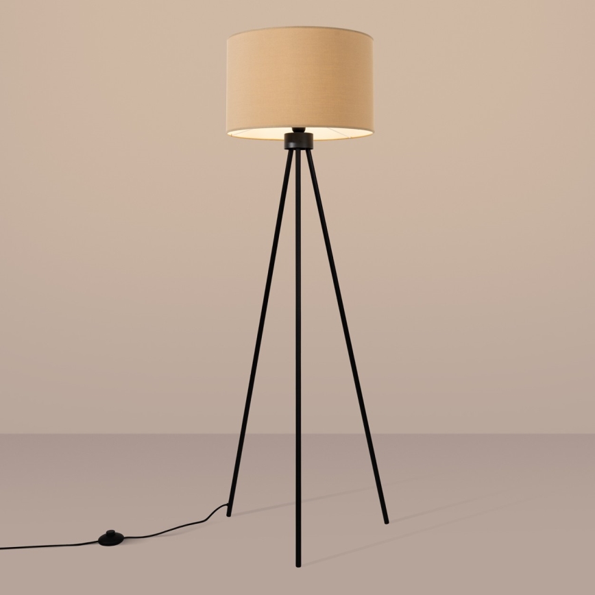 Grīdas lampa NEVIA 1xE27/15W/230V taupe