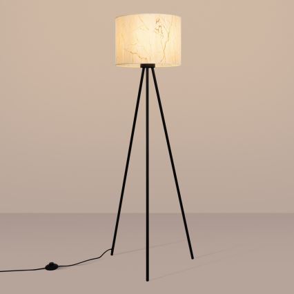 Grīdas lampa NEVIA 1xE27/15W/230V bēša/marmora dekors