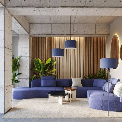 Grīdas lampa NEVIA 1xE27/15W/230V zilā