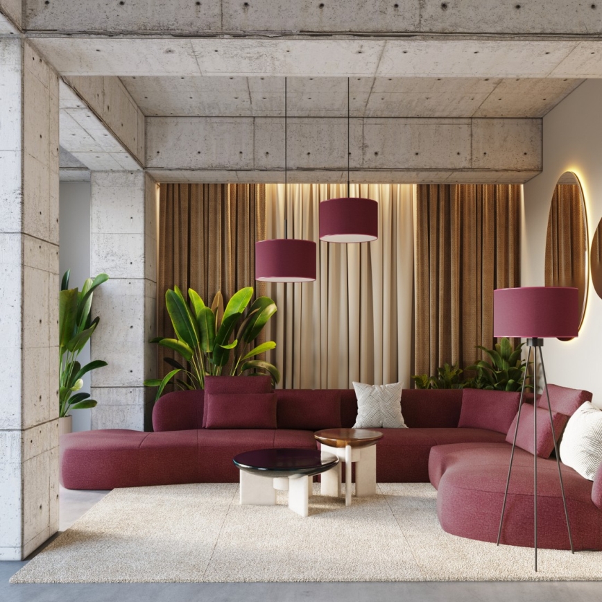 Grīdas lampa NEVIA 1xE27/15W/230V sarkana