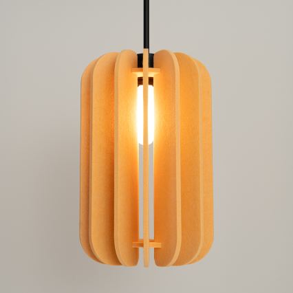 Piekaramā lampa uz kabeļa MULA 1xE27/15W/230V Ø 27 cm dzeltena
