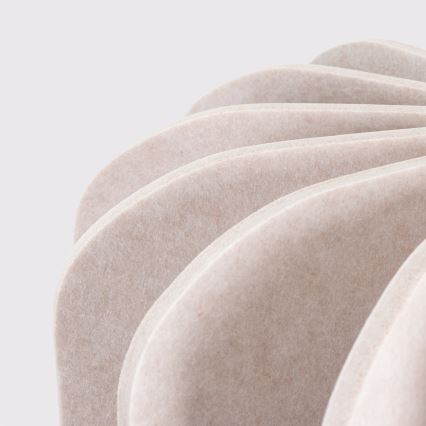 Pakaramā lampa uz vada MULA 1xE27/15W/230V pr. 45 cm krēmkrāsaina