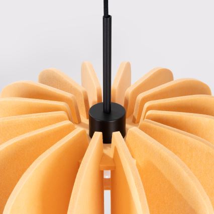 Pakaramā lampa MULA ar vadu, 1xE27/15W/230V, Ø 45 cm, dzeltena