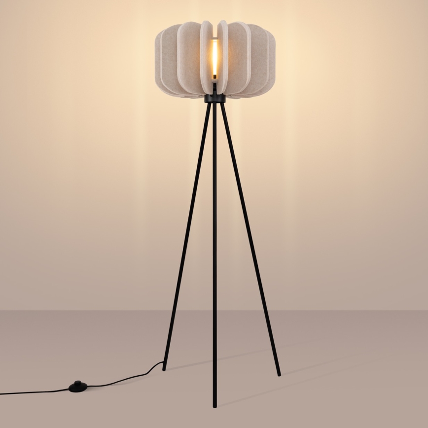 Grīdas lampa MULA 1xE27/15W/230V krēmkrāsas