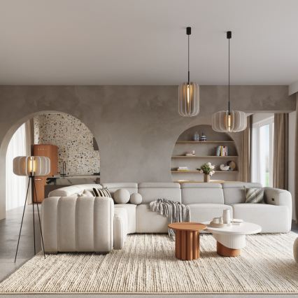 Grīdas lampa MULA 1xE27/15W/230V krēmkrāsas