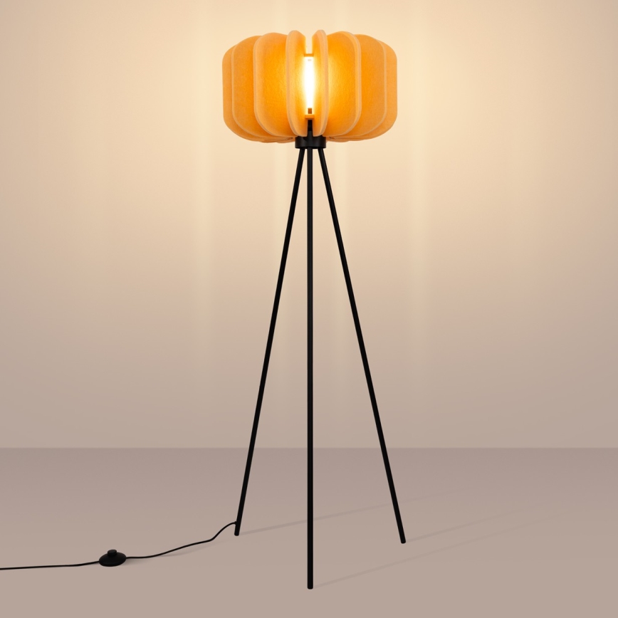 Grīdas lampa MULA 1xE27/15W/230V dzeltena