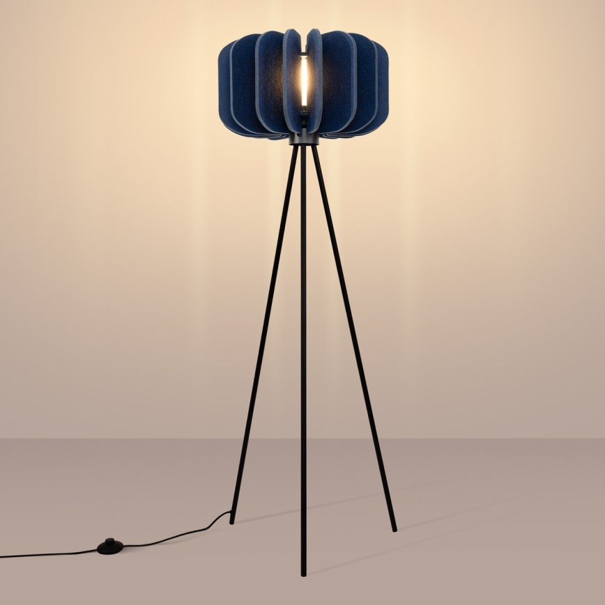 Grīdas lampa MULA 1xE27/15W/230V zila