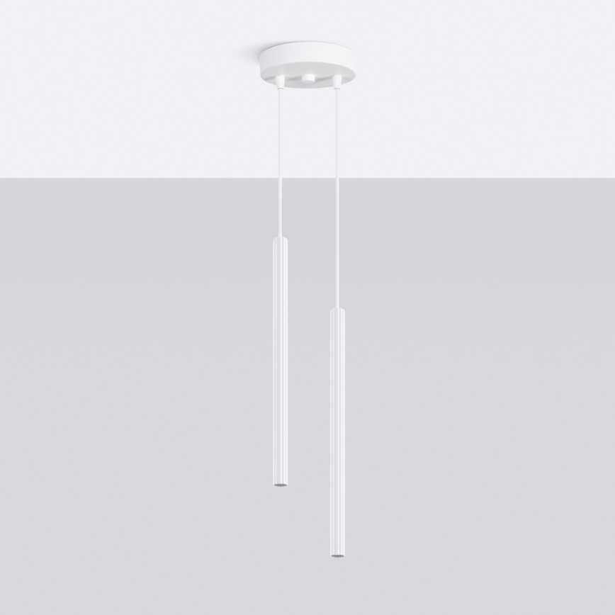 Piekaramā lampa uz kabeļa ARCHE, 2x G9, 8 W, 230 V, balta