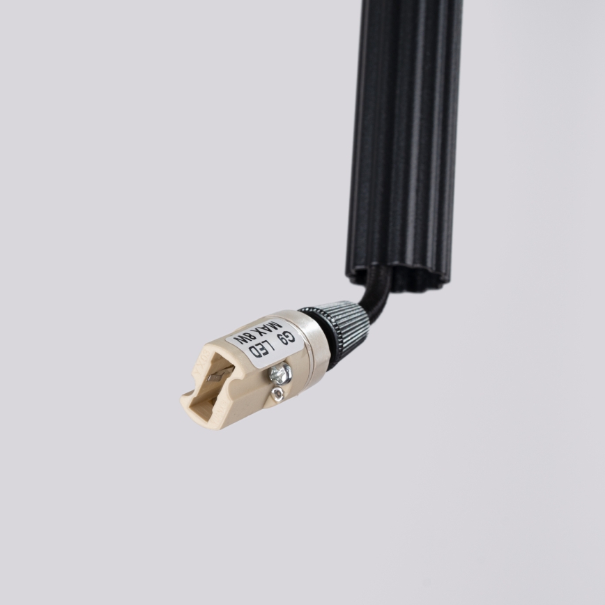 Piekaramā lampa uz vada ARCHE 2xG9/8W/230V melna