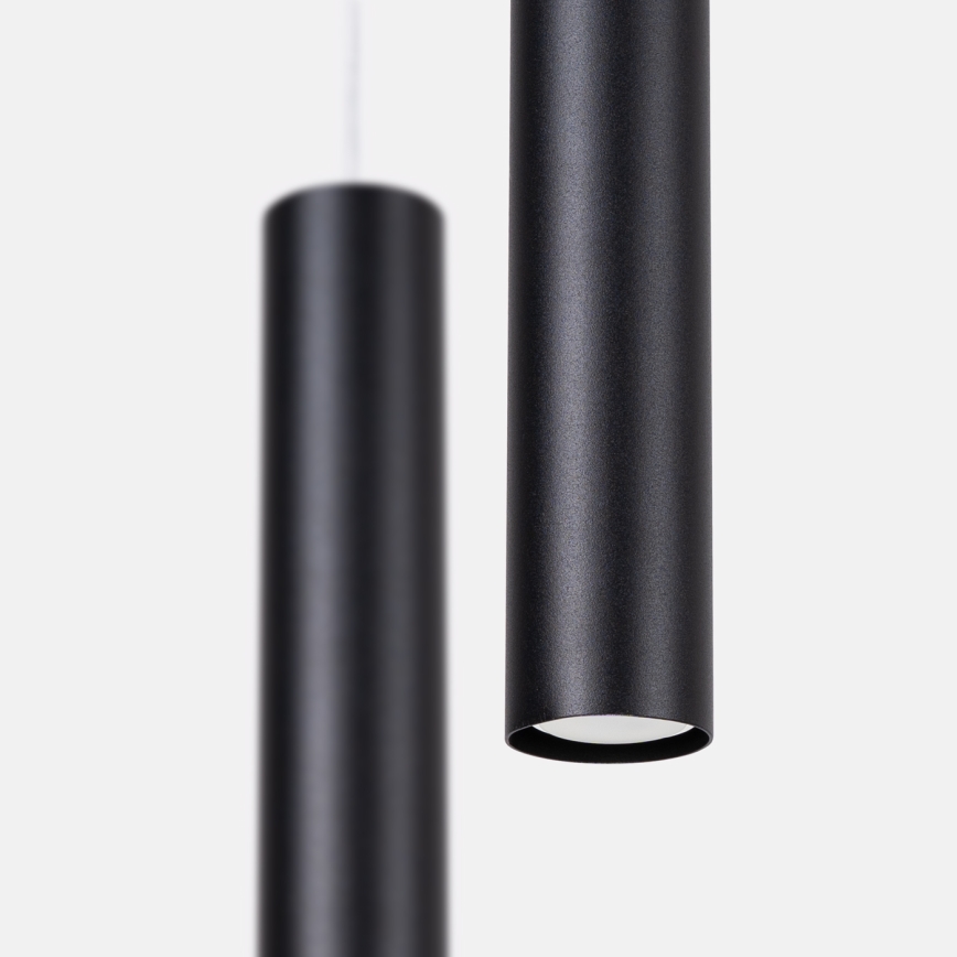 Pakaramā lampa uz vada LAGOS 2xGU10/10W/230V melna