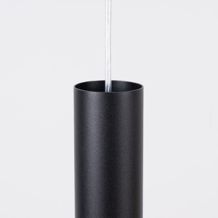 Pakaramā lampa uz vada LAGOS 2xGU10/10W/230V melna
