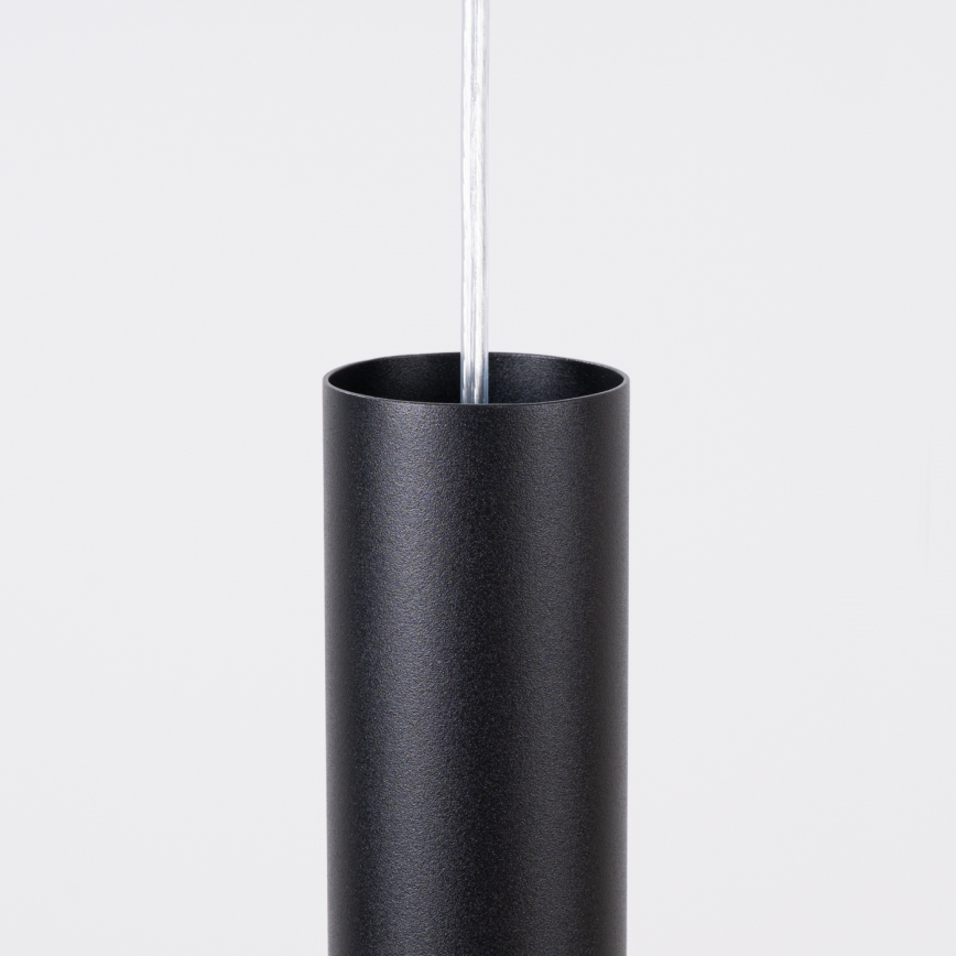 Pakaramā lampa uz vada LAGOS 2xGU10/10W/230V melna