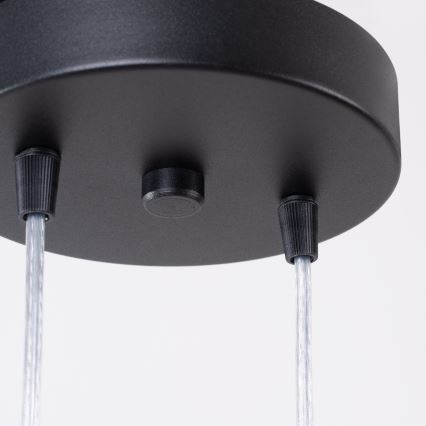Pakaramā lampa uz vada LAGOS 2xGU10/10W/230V melna