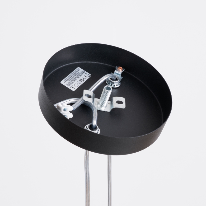 Pakaramā lampa uz vada LAGOS 2xGU10/10W/230V melna
