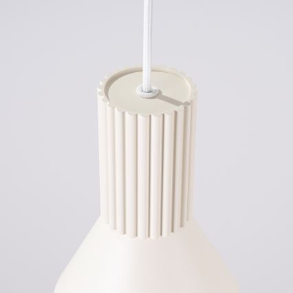 Pakaramā lampa uz vada ESTRIA 1xE14/10W/230V, Ø 14 cm, krēmkrāsaina