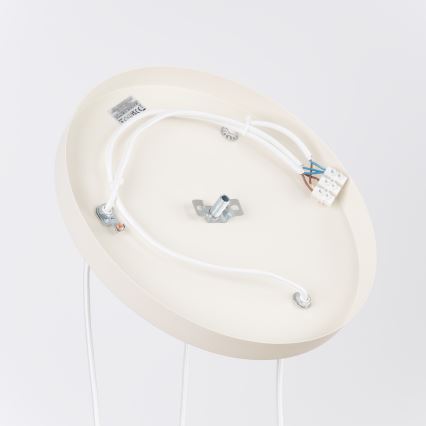 Pakaramā lampa uz kabeļa ESTRIA 3xE14/10W/230V, diametrs 30 cm, krēmkrāsa