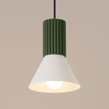 Pakaramā lampa ESTRIA 1xE14/10W/230V, Ø 14 cm, zaļa