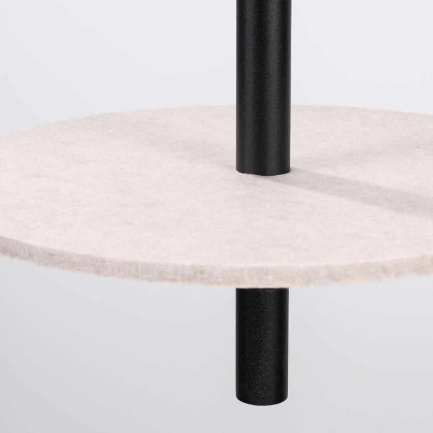 Pakaramais gaismeklis ar vadu FELTRO 1xG9/8W/230V melns/krēms