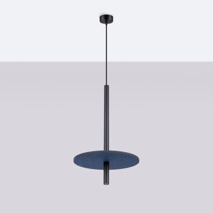Pakarināmā lampa ar kabeli FELTRO 1xG9/8W/230V melna/zila