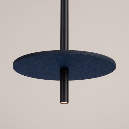 Pakarināmā lampa ar kabeli FELTRO 1xG9/8W/230V melna/zila