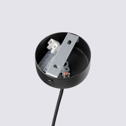 Pakaramā lampa uz vada PELTA 1xGU10/10W/230V melna/krēmīga