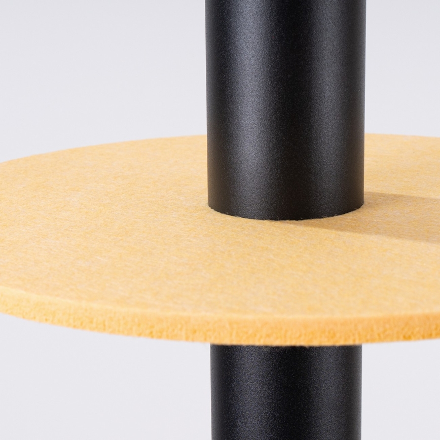 Pakaramā lampa uz vada PELTA 1xGU10/10W/230V melna/dzeltena