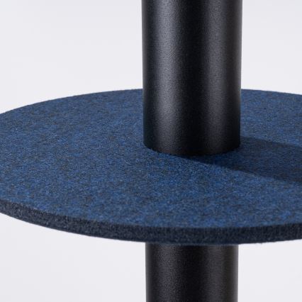 Pakaramā lampa PELTA ar stiepli 1xGU10/10W/230V melna/zila