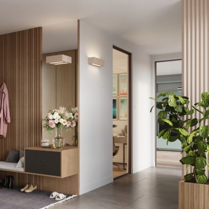 Sienas gaismeklis RIGATA 1xE27/15W/230V keramika/taupe