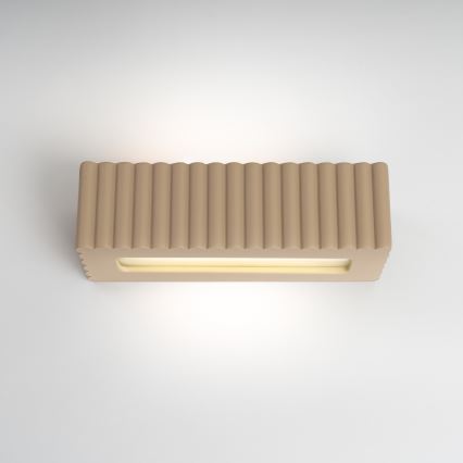Sienas gaismeklis RIGATA 1xE27/15W/230V keramika/taupe