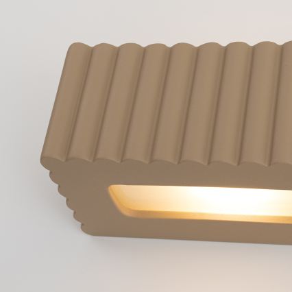 Sienas gaismeklis RIGATA 1xE27/15W/230V keramika/taupe