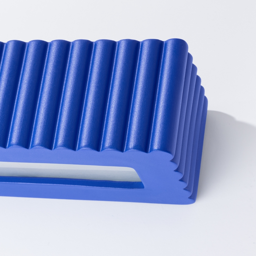 Sienas gaismeklis RIGATA 1xE27/15W/230V keramika/zila