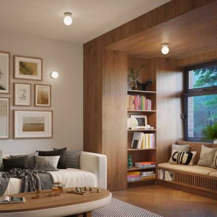 Vannas istabas sienas gaismeklis ZORI 1xG9/8W/230V IP44 bēšs