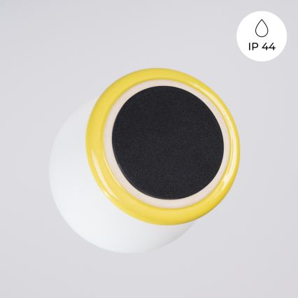 Griestu gaismeklis vannas istabai ZORI 1xG9/8W/230V Ø 12 cm IP44 dzeltena