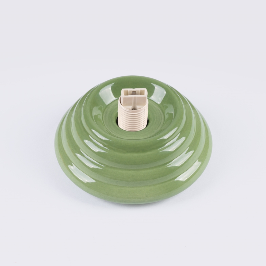 Vannas istabas griestu lampa ZORI 1xG9/8W/230V Ø 12 cm IP44 zaļa