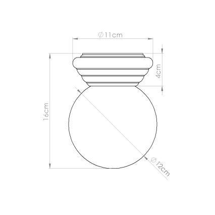 Vannas istabas griestu lampa ZORI 1xG9/8W/230V Ø 12 cm IP44 zaļa